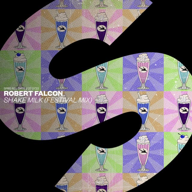 Cover artwork for “Shake Milk (Festival Mix)” by Robert Falcon