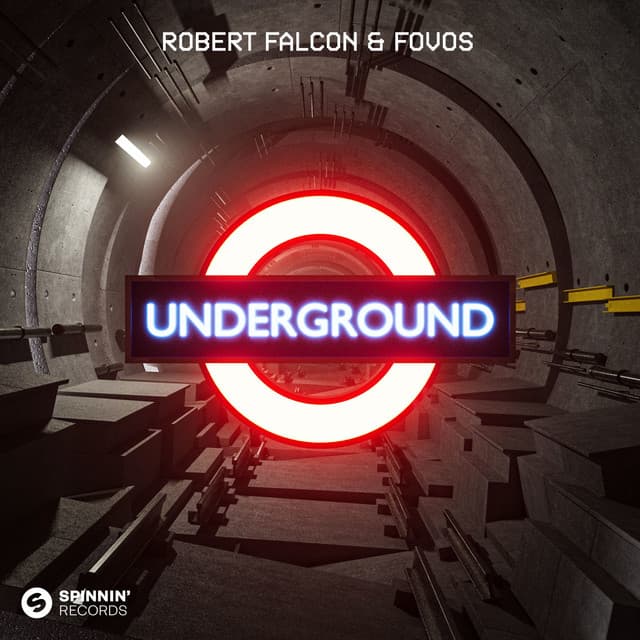 Cover artwork for “UNDERGROUND” by Robert Falcon, FOVOS