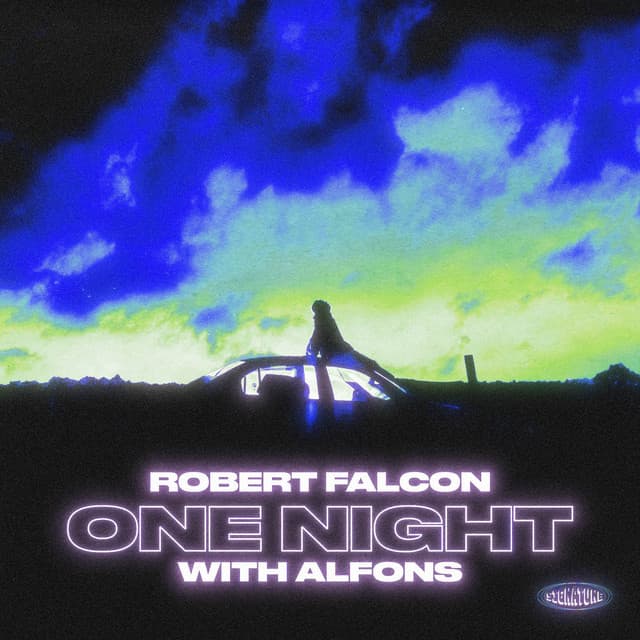 Cover artwork for “One Night (with Alfons)” by Robert Falcon, Alfons