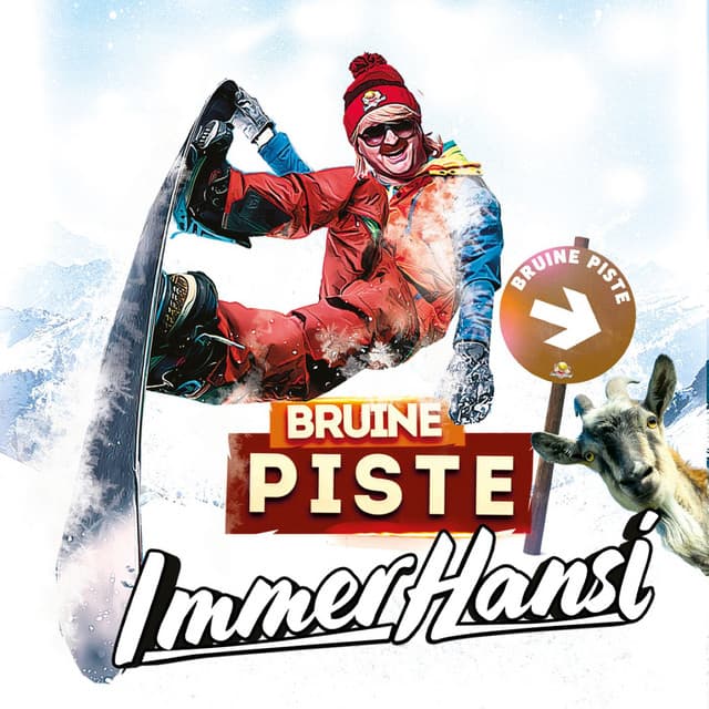 Cover artwork for “Bruine Piste” by Immer Hansi